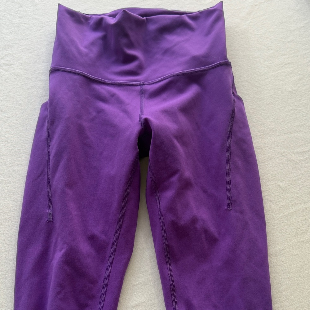 Lululemon Purple High-Waist Leggings